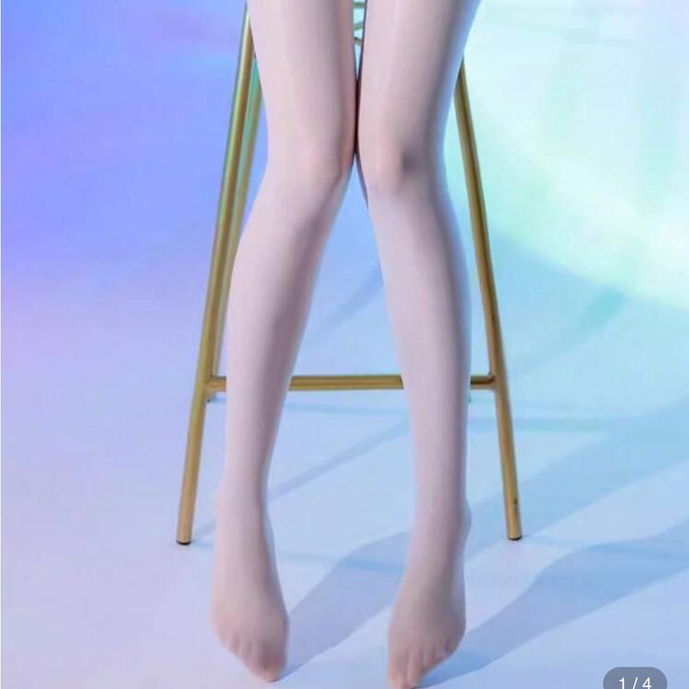 Sheer White Tights